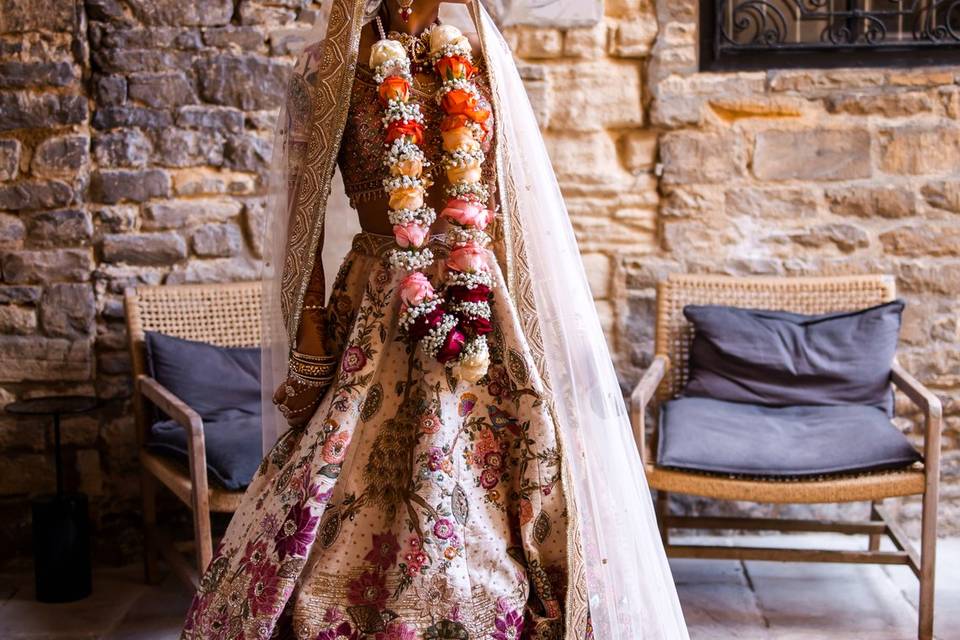 Indian Bride in the Cotswolds