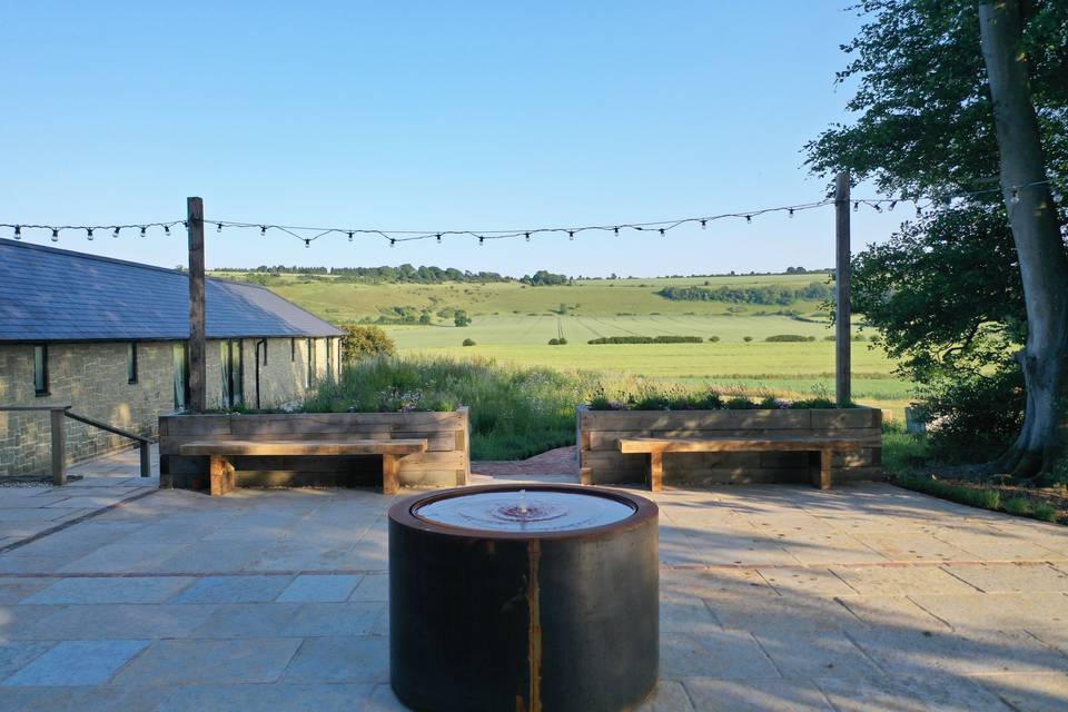 Drinks on the terrace