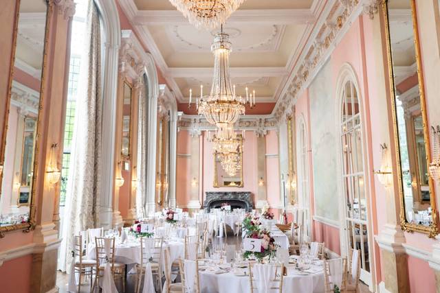 Pink Ballroom Wedding