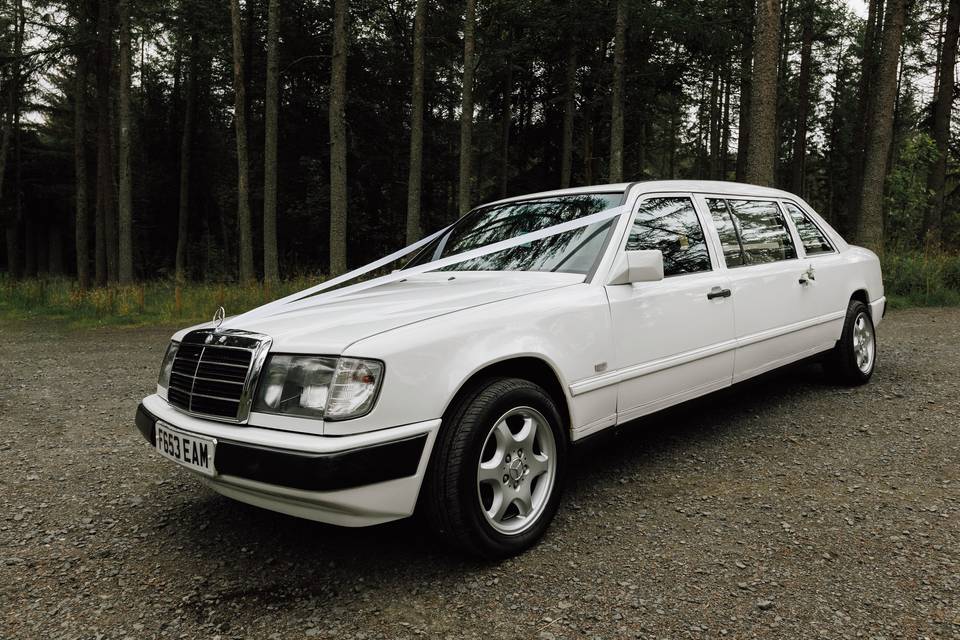 Vintage Mercedes limousine