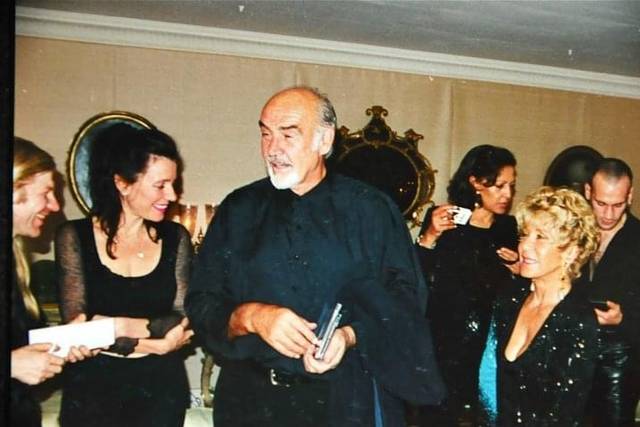 With Sean Connery