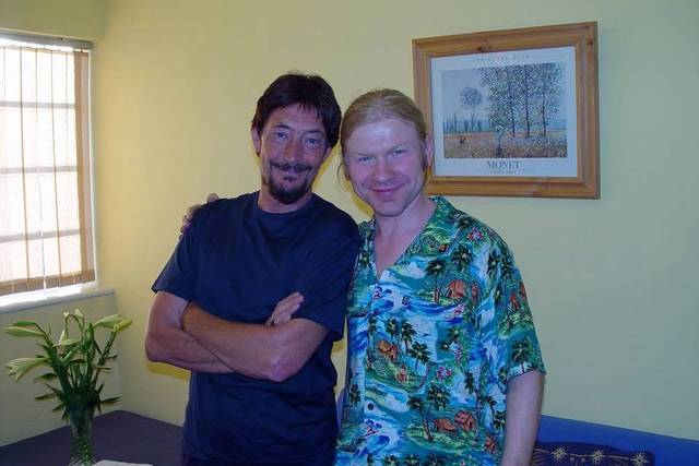 With Chris Rea