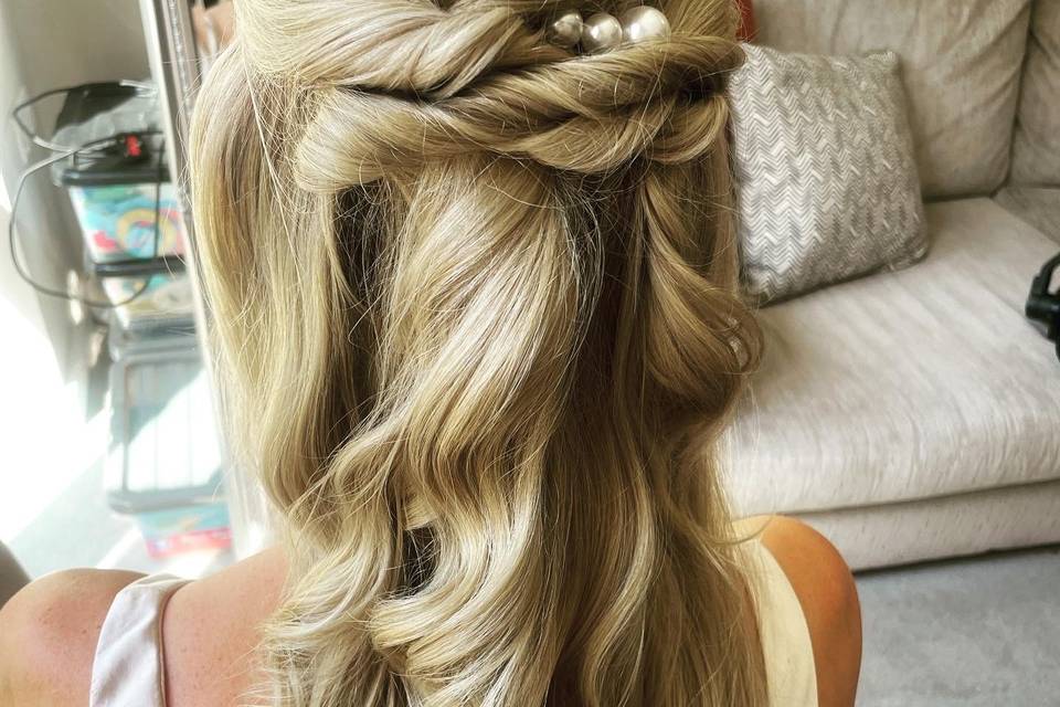 Bridal hair