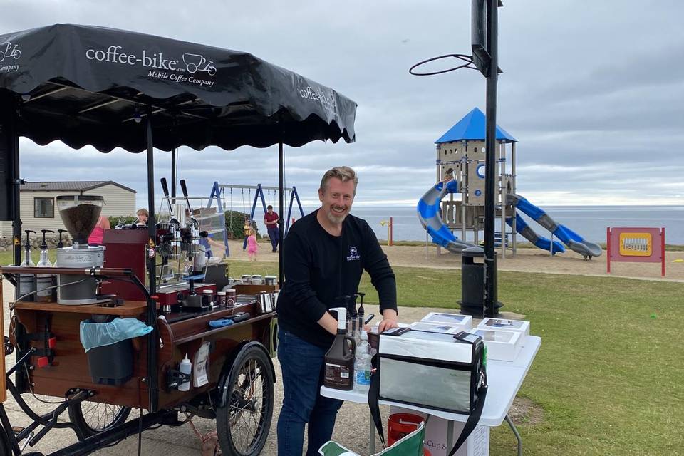 Coffee at the beach