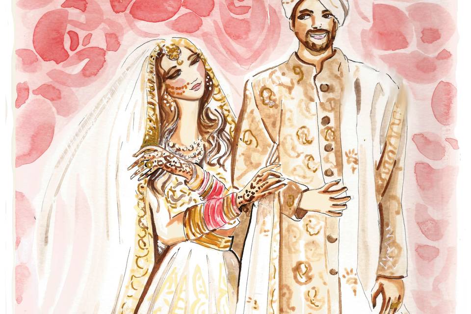 Wedding couple