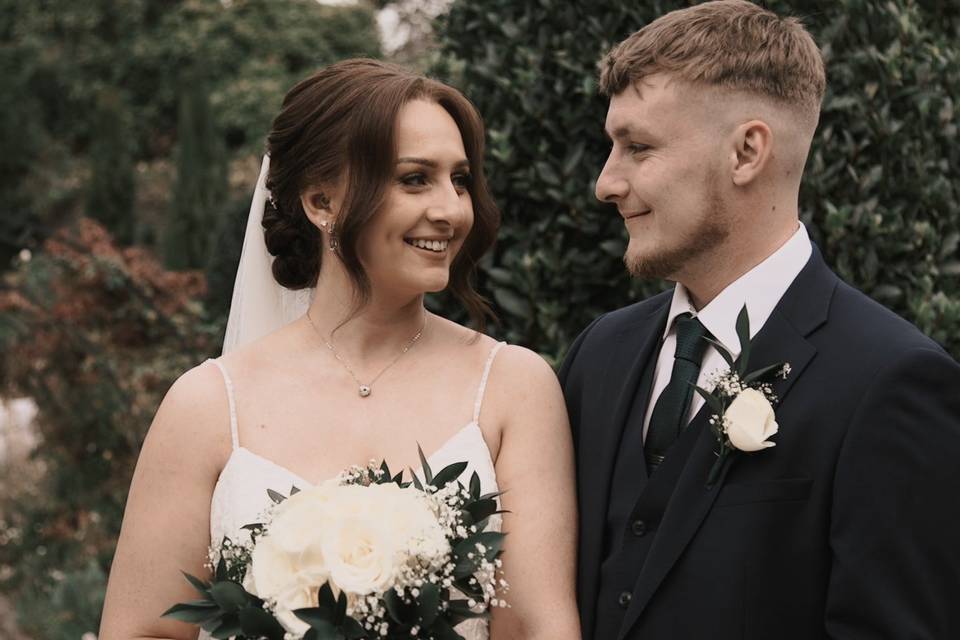 Just Married Smiles