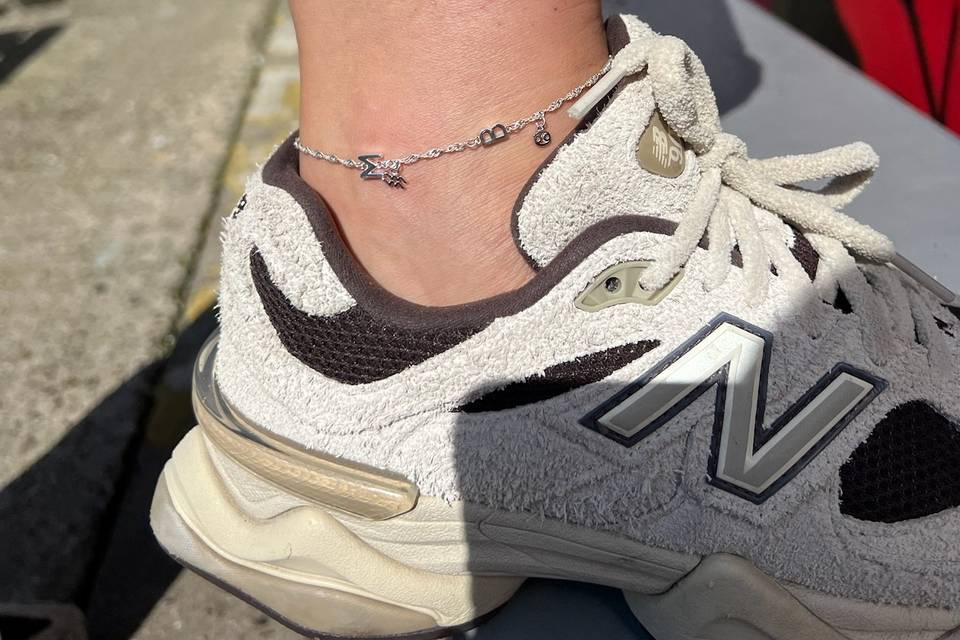 Sterling silver anklet