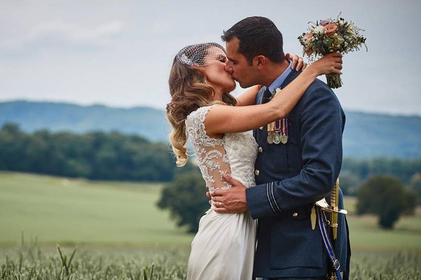 Wedding kiss