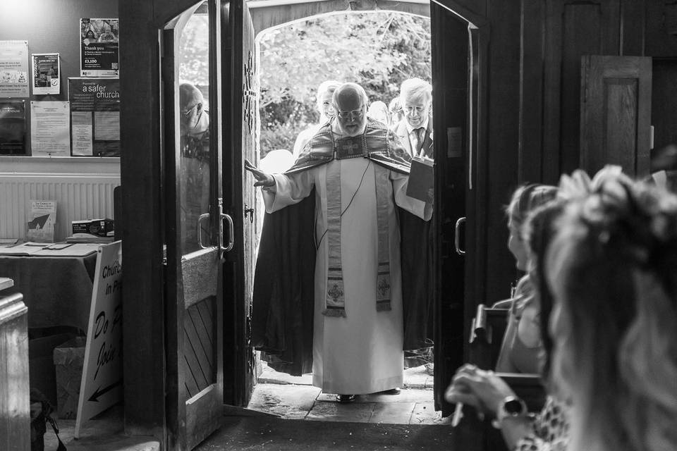 The Bride Arrives