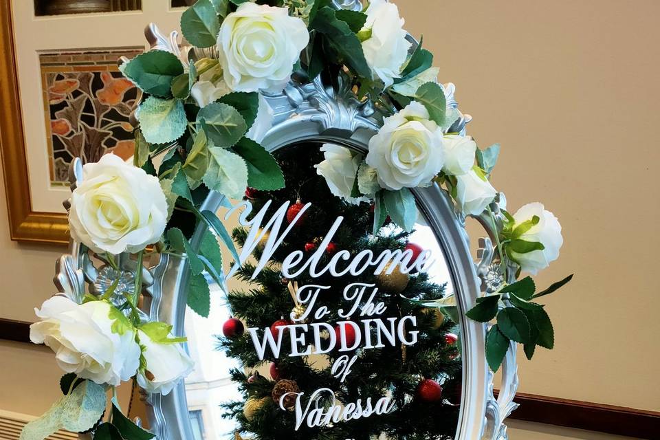 Wedding sign