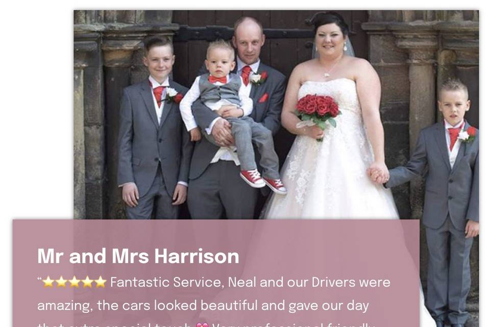 Testimonial from Mr & Mrs H