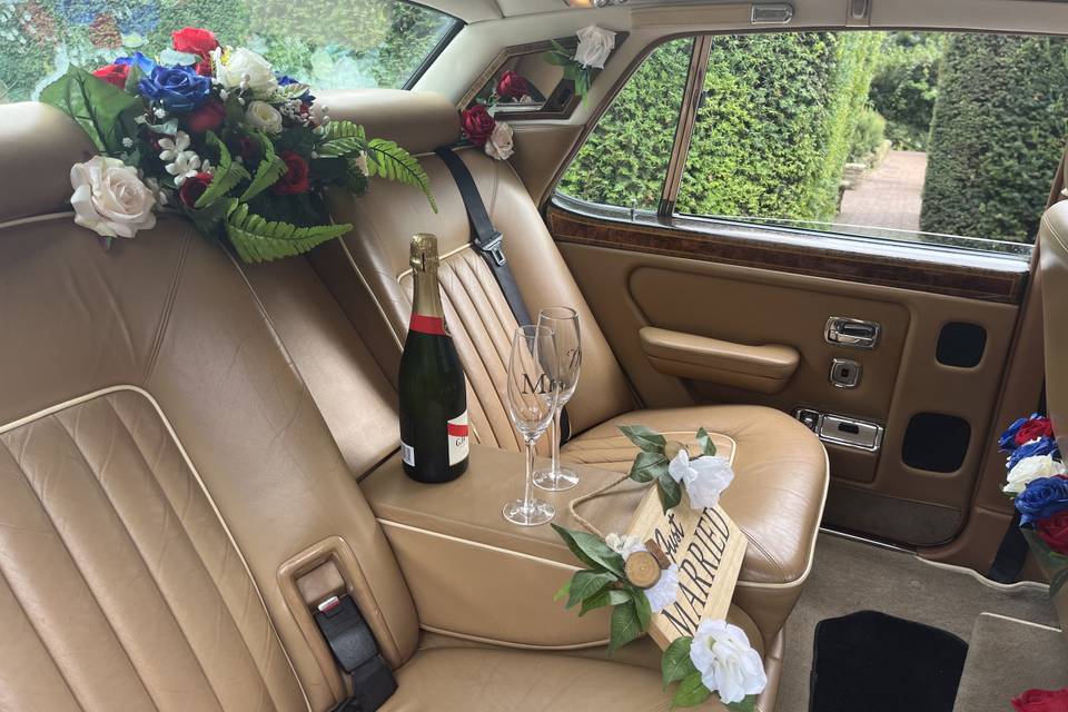 Champagne and Flowers
