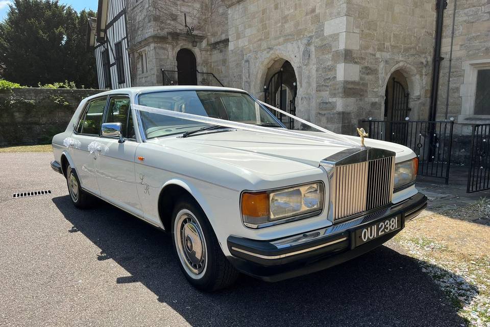 White Rolls Royce