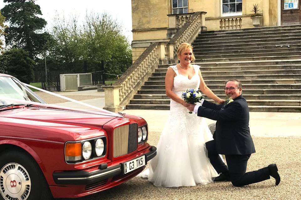 Down on one knee