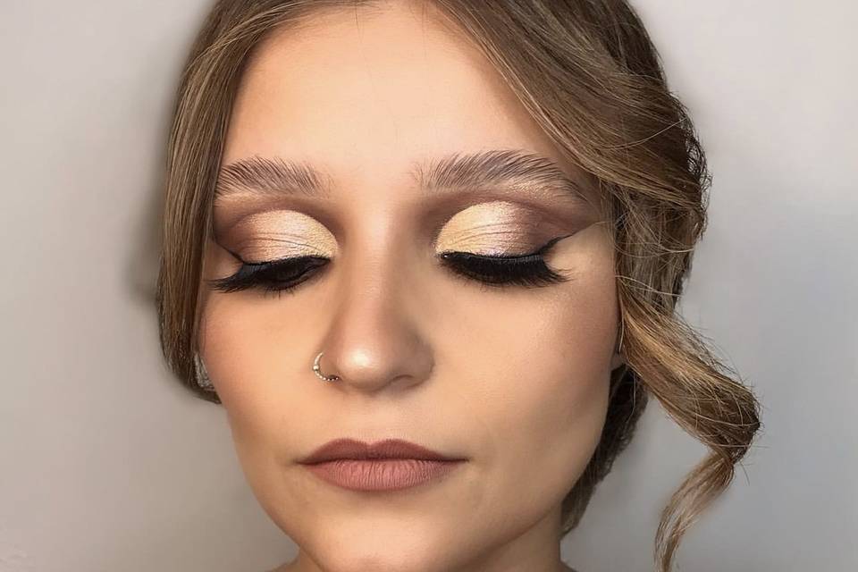 Makeup and hair