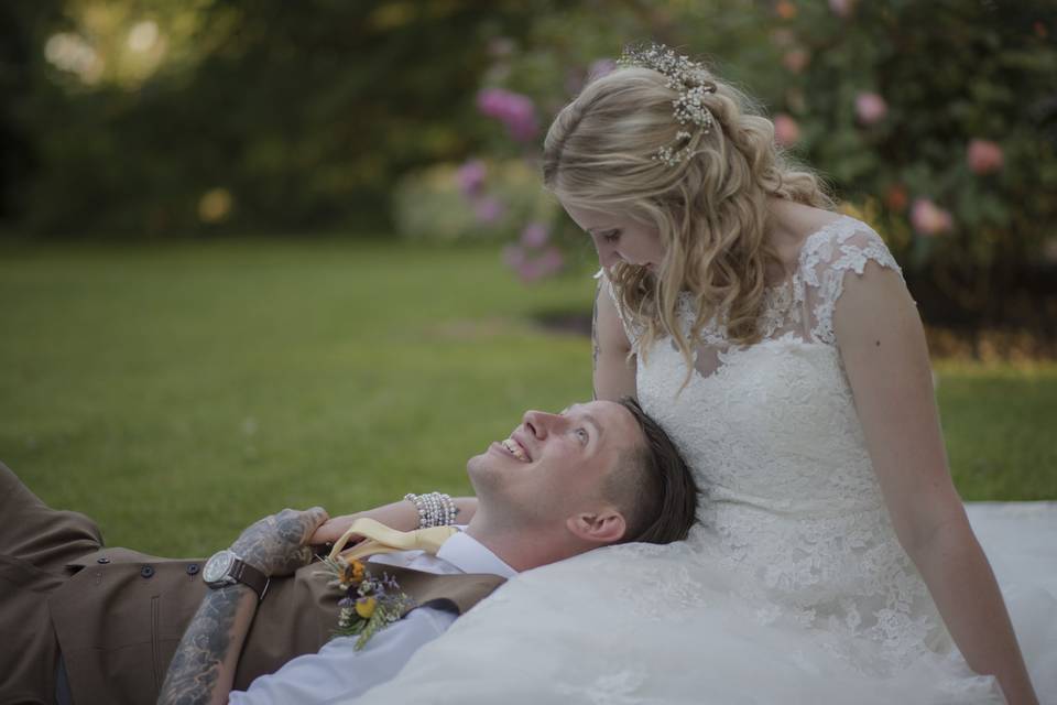 Romantic wedding photos