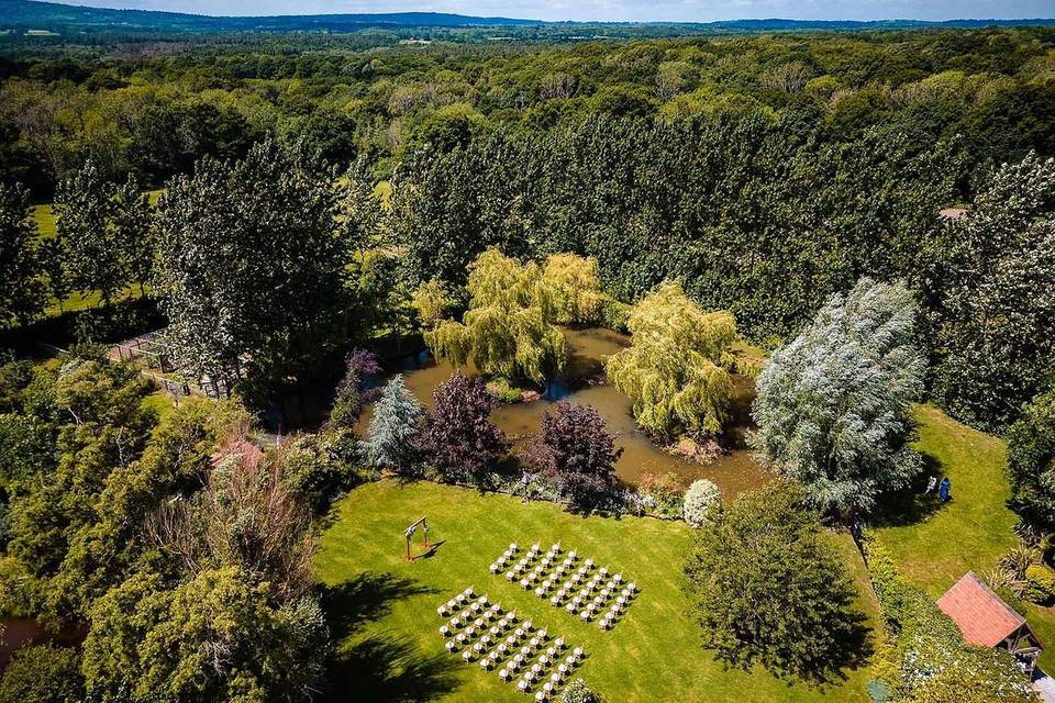 Aerial view of Rumbolds