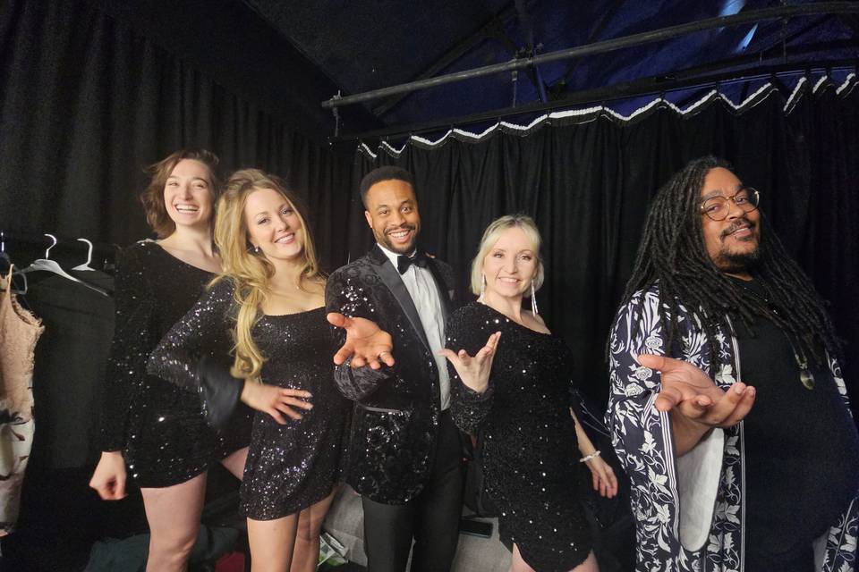Backstage fun!