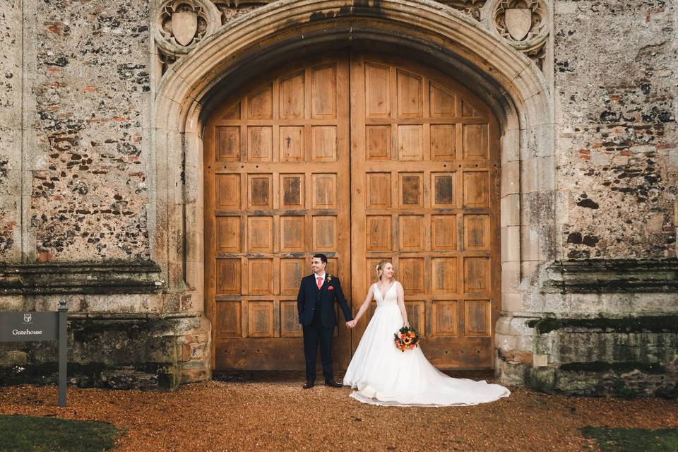 Pentney Abbey Wedding Photos