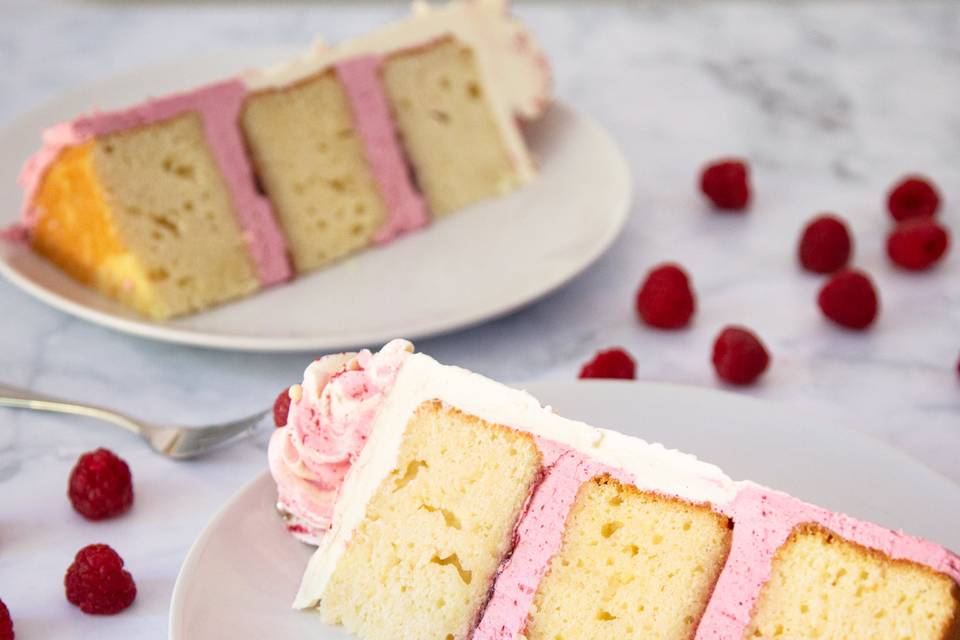 Lemon and Raspberry Cake