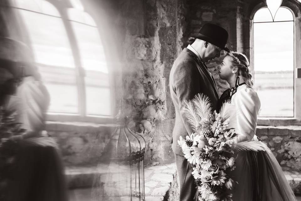 Pentney Abbey wedding photos