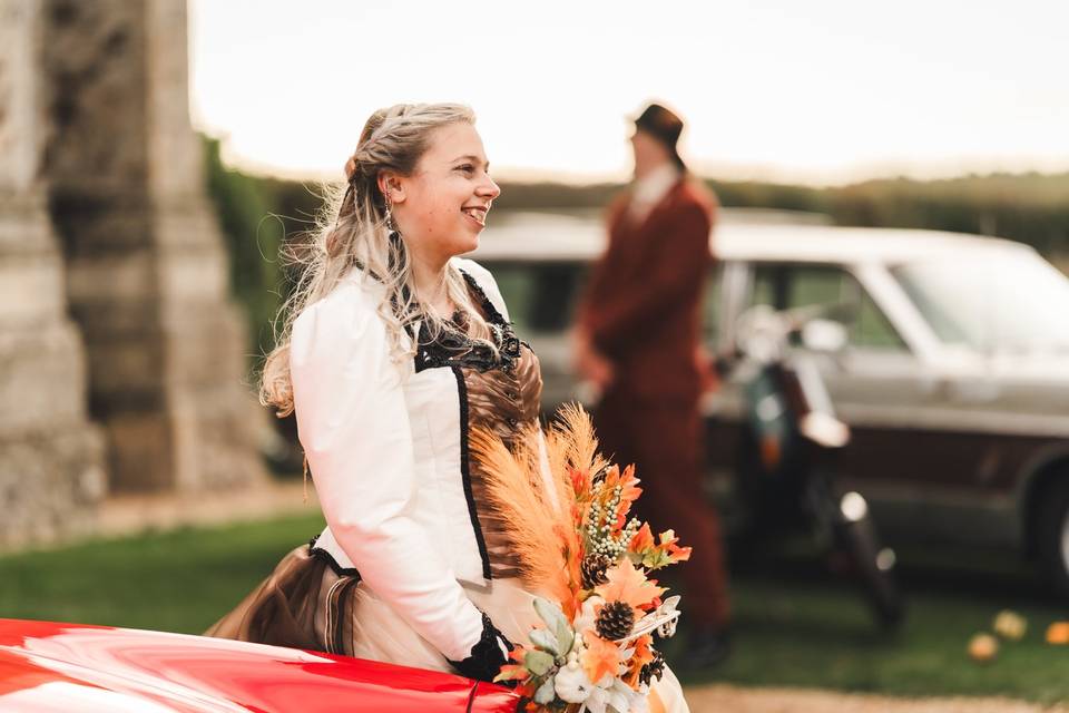 Pentney Abbey wedding photos