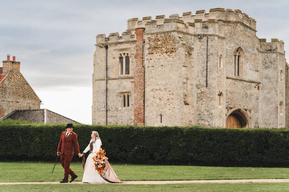 Pentney Abbey wedding photos