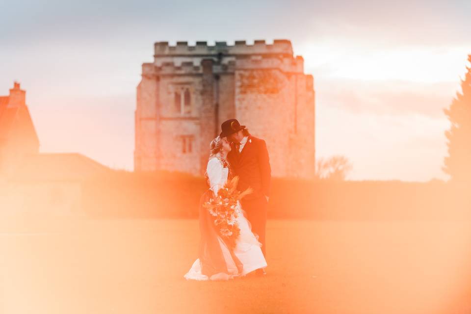 Pentney Abbey wedding photos