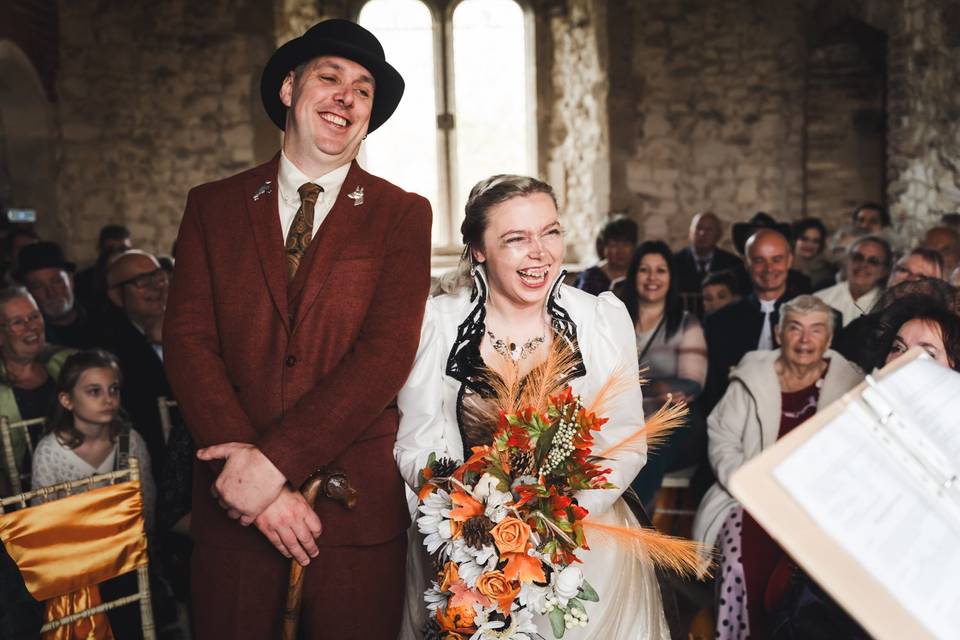 Pentney Abbey wedding photos