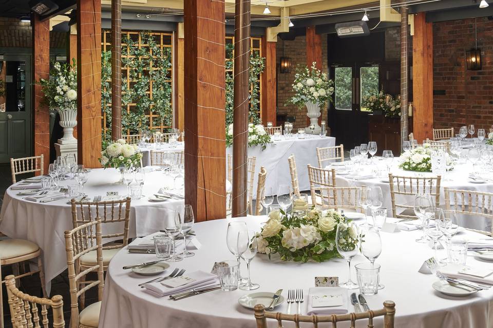 Courtyard Wedding Breakfast