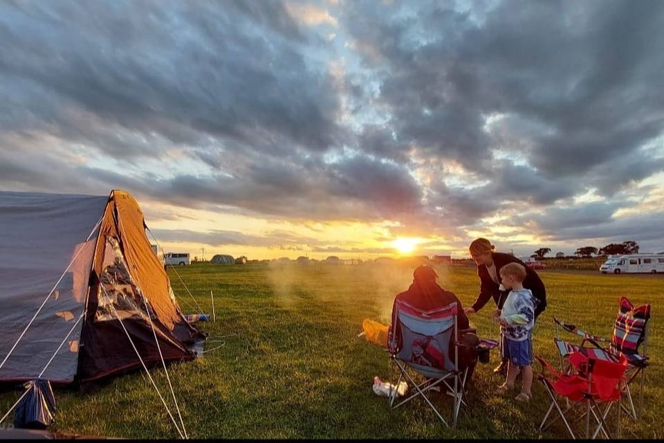 Camping at Cardewlees