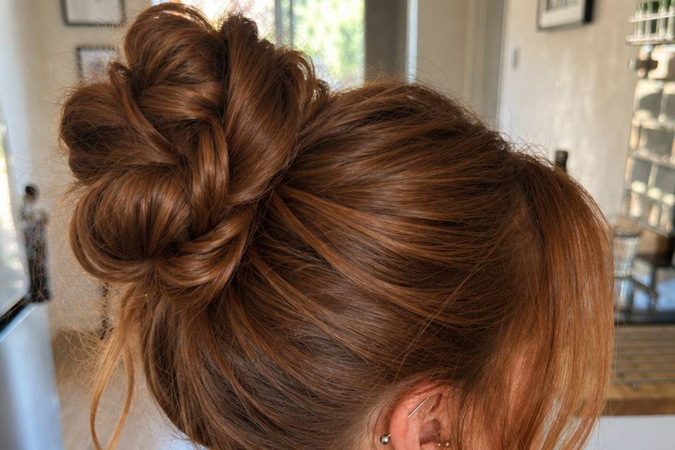 The High bun