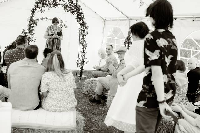 Down the aisle
