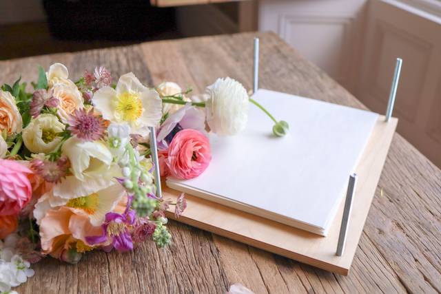Flower pressing