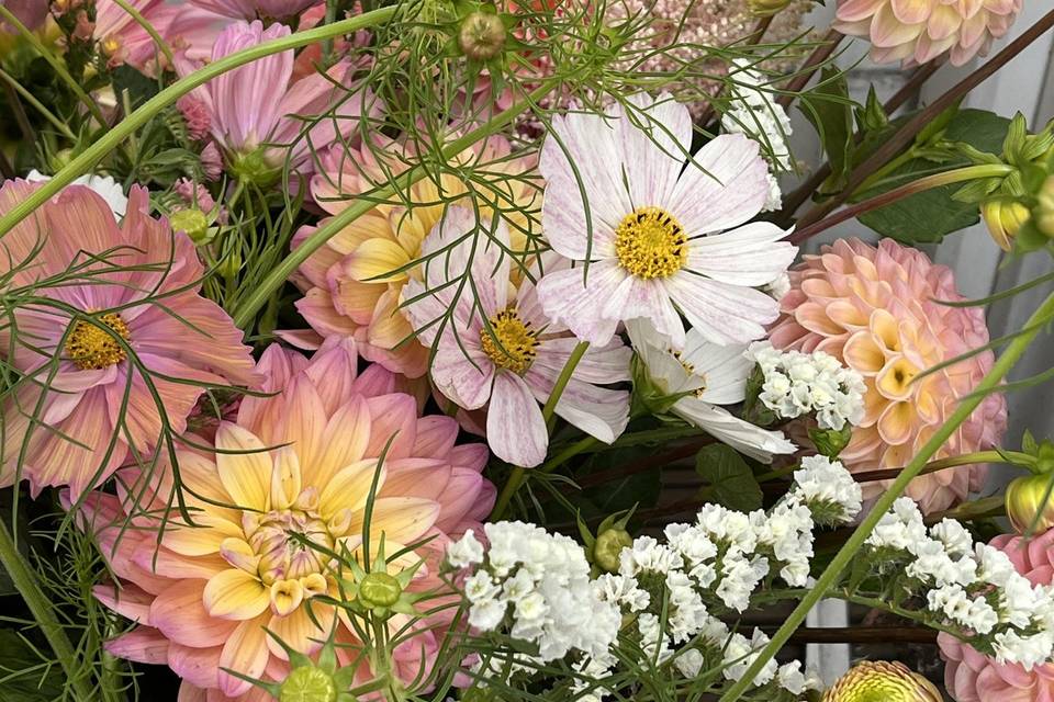 Local, seasonal flowers