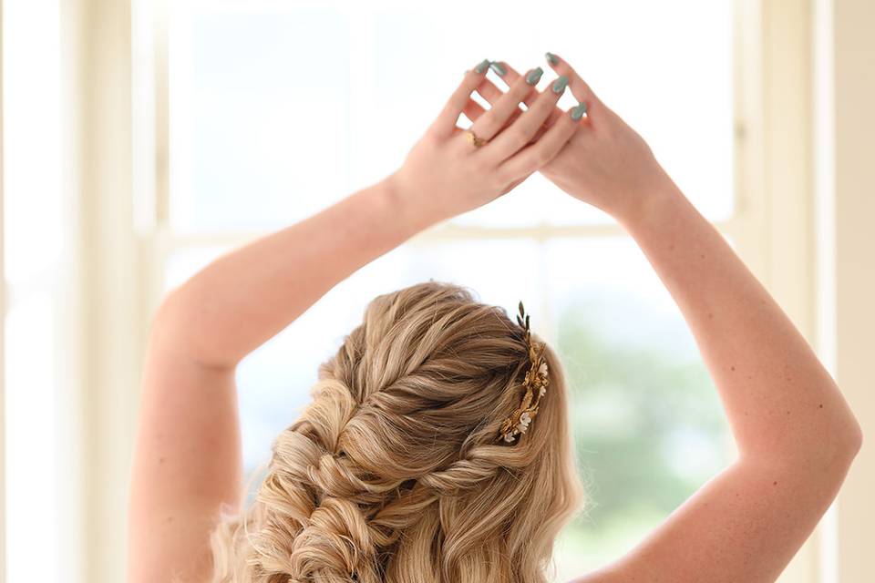 Boho bridal hair essex