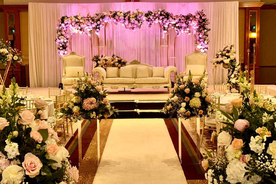 Asian wedding staging