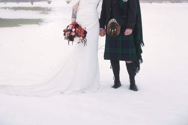 Pittodrie house wedding