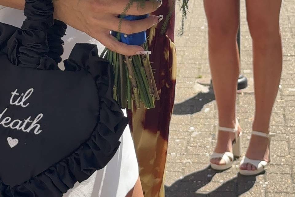 Screenshot from wedding reel