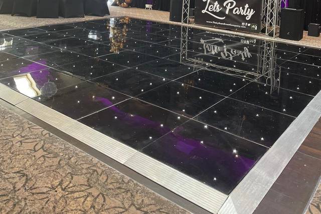 Black led floor