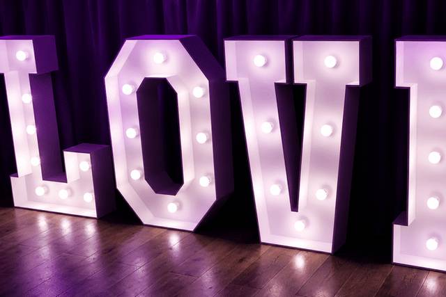 Starlit letters