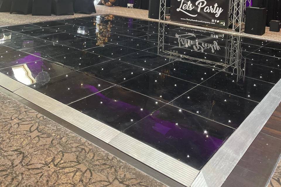 Black led floor