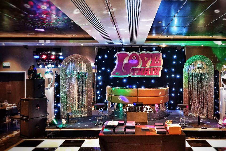 Production show set