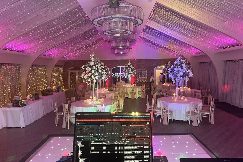 View from the dj booth