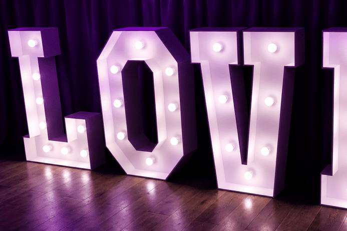 Starlit letters
