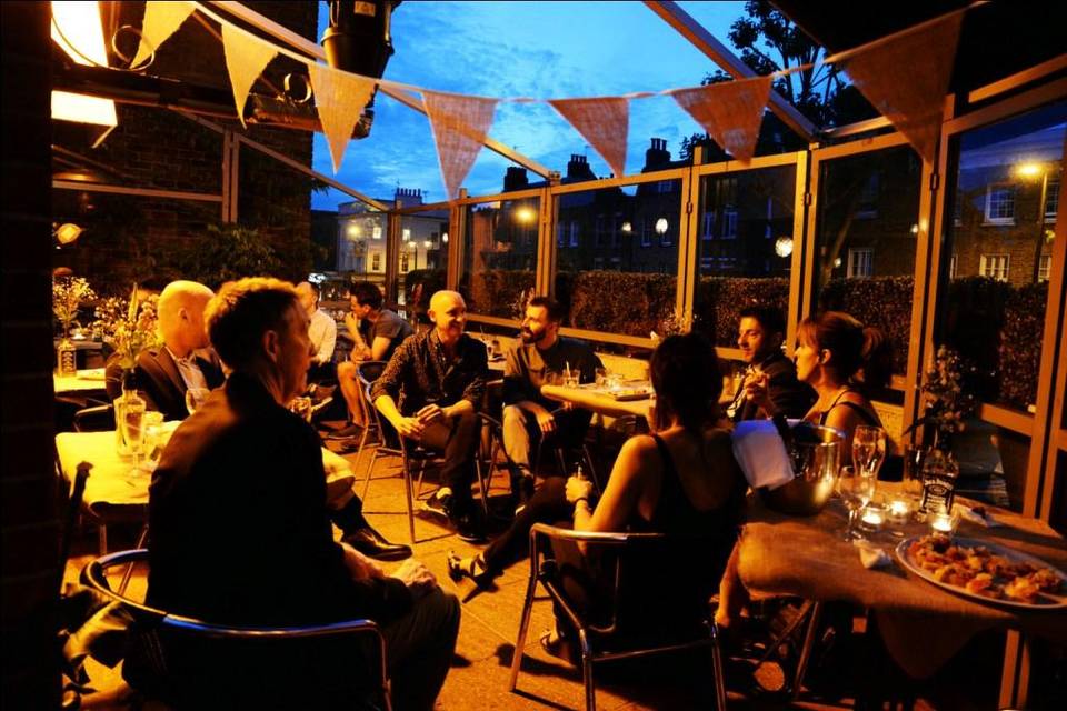 Main Terrace party shot