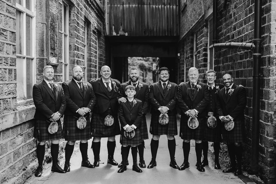Boys in kilts
