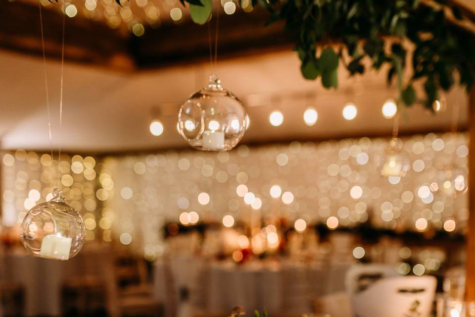 Evening reception vibes