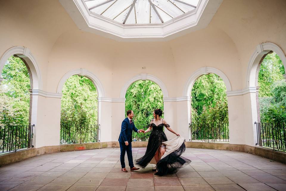 Dancing couple