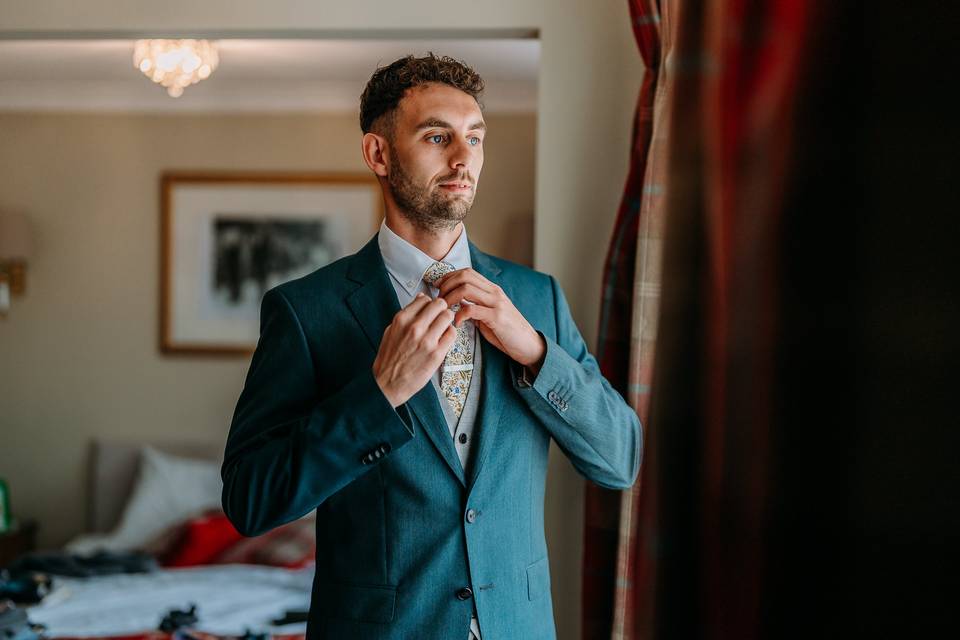 Groom prep